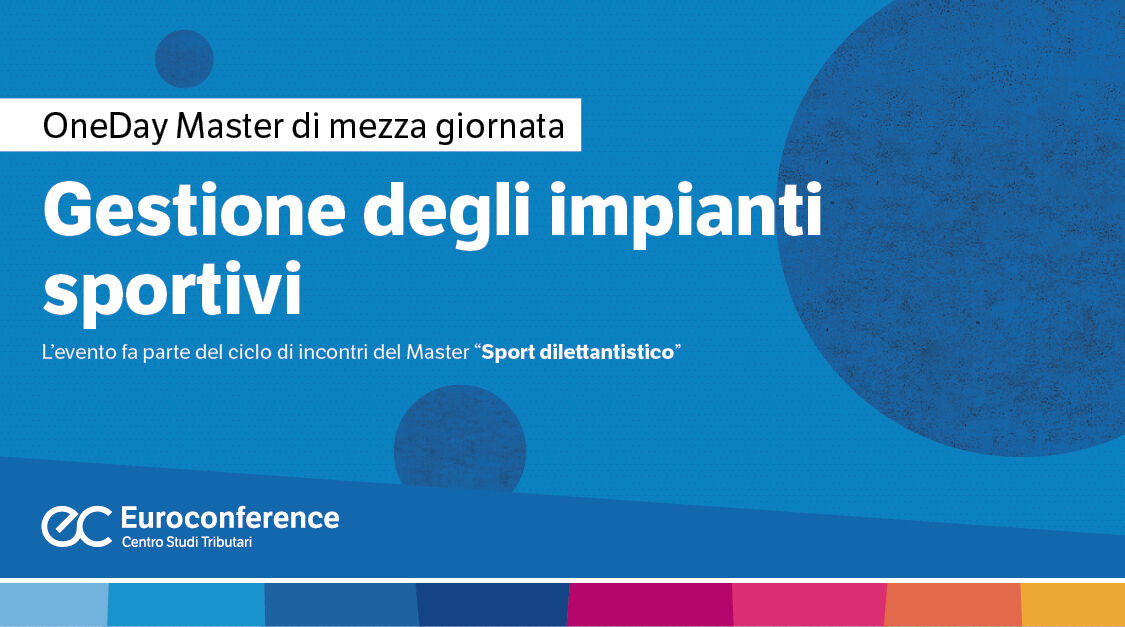 Immagine Gestione degli impianti sportivi | Euroconference